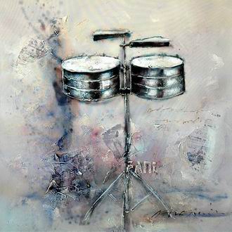 Musical Instrument oil painting